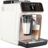 Philips 5500 series EP5543/80 macchina per caffè Automatica Macchina per espresso 1,8 L, Macchina automatica Oro rosa/Bianco, Macchina per espresso, 1,8 L, Chicchi di caffè, Macinatore integrato, 230 W, Rose Gold, Bianco