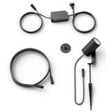 Philips Hue Faretto per esterni Lily, Luce LED Nero, Philips Hue White and Color ambiance Faretto per esterni Lily, Luce a sospensione intelligente, Nero, LED, Alluminio, Lampadina/e non sostituibile/i, Bianco