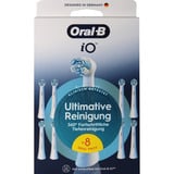 Procter & Gamble Oral-B iO Ultimative Reinigung 8er, Testina bianco, 8 pz, Bianco, 3 mese(i), Oral-B, 106 mm, 34 mm