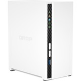QNAP TS-233 server NAS e di archiviazione Mini Tower Collegamento ethernet LAN Bianco bianco, NAS, Mini Tower, ARM, Bianco