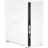 QNAP TS-233 server NAS e di archiviazione Mini Tower Collegamento ethernet LAN Bianco Cortex-A55 bianco, NAS, Mini Tower, ARM, Cortex-A55, Bianco