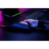 Razer Strider Tappetino per mouse per gioco da computer Nero Nero, Nero, Monocromatico, Poliestere, Tessuto intessuto, Barra appoggiaferro antiscivolo, Tappetino per mouse per gioco da computer