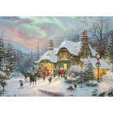 Schmidt Spiele Thomas Kinkade Studios: La notte di Babbo Natale prima di Natale, Puzzle 