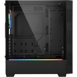 Sharkoon RGB LIT 100 Midi Tower Nero Nero, Midi Tower, PC, Nero, ATX, micro ATX, Mini-ITX, Blu, Verde, Rosso, Ventole, Frontale