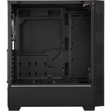 Sharkoon RGB LIT 100 Midi Tower Nero Nero, Midi Tower, PC, Nero, ATX, micro ATX, Mini-ITX, Blu, Verde, Rosso, Ventole, Frontale