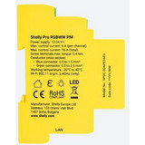 Shelly Pro RGBWW PM, Relè giallo