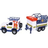 Simba Sam il pompiere salvataggio animali con rimorchio,  veicolo da gioco 