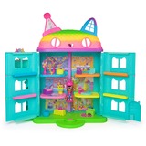 Spin Master Gabby's Dollhouse, Casa delle bambole per festeggiamenti da 14 pezzi a tema arcobaleno, personaggi giocattolo, mobili per la casa delle bambole e 6 effetti sonori, giocattoli per bambine e bambini dai 3 anni in su, Gioco da costruzione 