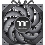 Thermaltake Toughair 110 Processore Refrigeratore 12 cm Nero, Argento Refrigeratore, 12 cm, 500 Giri/min, 2000 Giri/min, 23,6 dB, 58,35 pdc/min