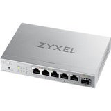 Zyxel XMG-105 Non gestito 2.5G Ethernet (100/1000/2500) Grigio, Interruttore argento, Non gestito, 2.5G Ethernet (100/1000/2500)