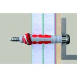 fischer DuoSeal 6x38 S PH TX A2, Tassello grigio chiaro/Rosso