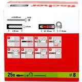 fischer EasyHook Angolo DuoPower 8x40, Tassello bianco