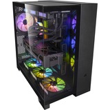 ALTERNATE Custom PC Series • iCUE Red Madness Gaming-PC, PC Gaming Nero/trasparente