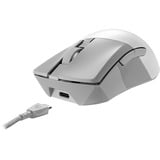 ASUS ROG Gladius III Wireless Aimpoint White mouse Gaming Mano destra RF Wireless + Bluetooth + USB Type-A Ottico 36000 DPI, Mouse da gioco bianco, Mano destra, Ottico, RF Wireless + Bluetooth + USB Type-A, 36000 DPI, Bianco