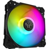 ASUS TUF Gaming TF120 ARGB Fan - Triple Fan Kit with ARGB Controller Case per computer Raffreddatore d'aria 12 cm Nero, Ventola Nero/trasparente, Raffreddatore d'aria, 12 cm, 250 Giri/min, 1900 Giri/min, Nero