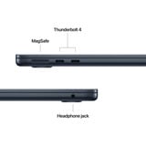 Apple MacBook Air 34,5 cm (13,6") 2025, Notebook Nero