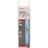 Bosch 2 608 657 550 lama per sega a gattuccio, sega a traforo e sega universale Lama per sega universale Bimetallo 1 pz Lama per sega universale, Tubo, Profilato, Bimetallo, Blu, 1,8 mm, 10 cm