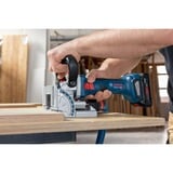 Bosch Fresatrice per lamelle a batteria GFF 18V-22 Professional Solo, 18 Volt, Strumento blu/Nero