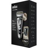 Braun Series 9 Pro 9426s Rasoio Elettrico Barba, Testina Con Rifinitore ProLift 4+1, PowerCase, Batteria Da 60 Minuti, Wet&Dry cromo/Argento, Testina Con Rifinitore ProLift 4+1, PowerCase, Batteria Da 60 Minuti, Wet&Dry, Rasoio, Active Quattro Head, Nero, Cromo, Carica, Batteria, Ioni di Litio