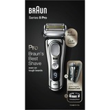 Braun Series 9 Pro 9426s Rasoio Elettrico Barba, Testina Con Rifinitore ProLift 4+1, PowerCase, Batteria Da 60 Minuti, Wet&Dry cromo/Argento, Testina Con Rifinitore ProLift 4+1, PowerCase, Batteria Da 60 Minuti, Wet&Dry, Rasoio, Active Quattro Head, Nero, Cromo, Carica, Batteria, Ioni di Litio