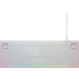 CHERRY K5V2 Compact tastiera Gaming USB QWERTZ Tedesco Bianco, Tastiera da gioco bianco, Cablato, USB, Interruttore a chiave meccanica, QWERTZ, LED RGB, Bianco