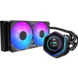 Cooler Master MasterLiquid 240 Atmos II LCD ARGB, Raffreddamento ad acqua Nero