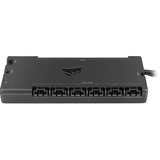 Corsair iCUE Commander Core XT controller della velocità della ventola 6 canali Nero Nero, 6 canali, Nero, Connettore a 4 pin, 126 g