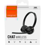 Creative Chat Wireless, Headset Nero