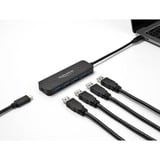 DeLOCK 64170 hub di interfaccia USB 3.2 Gen 1 (3.1 Gen 1) Type-C 5000 Mbit/s Nero, Hub USB USB 3.2 Gen 1 (3.1 Gen 1) Type-C, USB 3.2 Gen 1 (3.1 Gen 1) Type-A, USB 3.2 Gen 1 (3.1 Gen 1) Type-C, 5000 Mbit/s, Nero, Metallo, 85 W