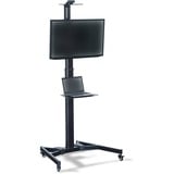 Digitus Carrello per presentazioni TV DA-90370 con ripiano, Supporto Nero