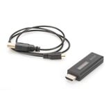 Digitus DA-70469 generatore di schemi per test video HDMI Nero, 22 mm, 70 mm, 12 mm, 15 g