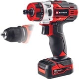 EINHELL Avvitatore a batteria TE-CD 12/1 X-Li, 12 Volt, Trapano avvitatore rosso/Nero