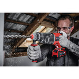 EINHELL Martello perforatore a batteria professionale TP-HD 18/26 D Li BL - Solo, 18 Volt, Trapano a percussione Nero/Rosso