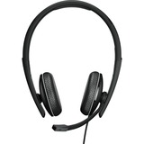 EPOS | SENNHEISER ADAPT 165 USB II Auricolare Cablato A Padiglione Ufficio USB tipo A Nero Nero, Cablato, Ufficio, 20 - 20000 Hz, 145 g, Auricolare, Nero