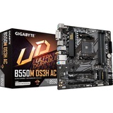GIGABYTE B550M DS3H AC Scheda madre - CPU AMD Ryzen 5000, VRM a 5+3 fasi, fino a 4733 MHz DDR4, 1xPCIe 4.0 + 1xPCIe 3.0 M.2, Wi-Fi 5, LAN 1GbE, USB 3.2 Gen 1 VRM a 5+3 fasi, fino a 4733 MHz DDR4, 1xPCIe 4.0 + 1xPCIe 3.0 M.2, Wi-Fi 5, LAN 1GbE, USB 3.2 Gen 1, AMD, Socket AM4, AMD Ryzen 3000 Series, AMD Ryzen 4000 Series, AMD Ryzen 5000 Series, Socket AM4, DDR4-SDRAM, 128 GB