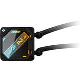 GIGABYTE GAMING 360 Raffreddamento Liquido per CPU - 3x120 mm Ventole ARGB, Meccanismo di bloccaggio a scorrimento, DAISY-CHAIN, Compatibile con Intel LGA 1851 e AMD AM5, Raffreddamento ad acqua Nero, Meccanismo di bloccaggio a scorrimento, DAISY-CHAIN, Compatibile con Intel LGA 1851 e AMD AM5, Raffreddatore di liquidi tutto in uno, 12 cm, Nero