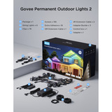 Govee Permanent Outdoor Lights 2, Luce LED 