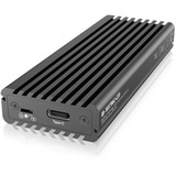 ICY BOX IB-1817MC-C31 Box esterno SSD Grigio M.2 grigio, Box esterno SSD, M.2, PCI Express 3.0, Serial ATA III, 10 Gbit/s, Collegamento del dispositivo USB, Grigio