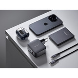 Intenso Intenso Power Adapter W100ACC GaN + C520C Cavo, Caricabatterie Nero