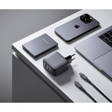 Intenso Intenso Power Adapter W100ACC GaN + C520C Cavo, Caricabatterie Nero
