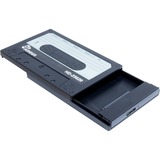 Inter-Tech HD-25620 Box esterno HDD Nero, Bianco 2.5" Nero, Box esterno HDD, 2.5", SATA, Seriale ATA II, Serial ATA III, 5 Gbit/s, Collegamento del dispositivo USB, Nero, Bianco