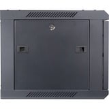 Inter-Tech SMA-6406 6U Da parete Nero, IT armadio Nero, Da parete, 6U, 30 kg, Lucchetti, 14,4 kg, Nero