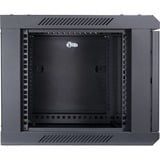 Inter-Tech SMA-6406 6U Da parete Nero, IT armadio Nero, Da parete, 6U, 30 kg, Lucchetti, 14,4 kg, Nero