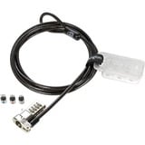 Kensington Lucchetto per laptop universale 3 in 1 con combinazione, Serratura a combinazione Nero, 1,8 m, Kensington, Blocco di combinazione, Acciaio al carbonio, Nero