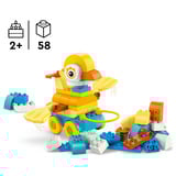 LEGO DUPLO Animali su ruote 3 in 1, Giochi di costruzione Set da costruzione, 2 anno/i, Plastica, 58 pz, 843 g
