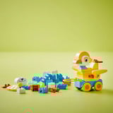 LEGO DUPLO Animali su ruote 3 in 1, Giochi di costruzione Set da costruzione, 2 anno/i, Plastica, 58 pz, 843 g