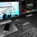 Lindy Docking station ibrida per laptop USB Tipo C e Tipo A Nero