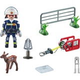 PLAYMOBIL City Action Soccorso animali dei vigili del fuoco, Giochi di costruzione 