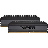 Patriot Viper 4 PVB432G300C6K memoria 32 GB 2 x 16 GB DDR4 3000 MHz Nero, 32 GB, 2 x 16 GB, DDR4, 3000 MHz, 288-pin DIMM