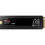 SAMSUNG 990 PRO NVMe 4TB con Dissipatore di calore, SSD interno, Disco a stato solido SSD interno, 4 TB, M.2, 7450 MB/s
